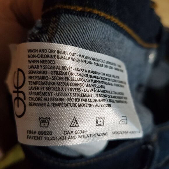 Jessica Simpson Jeans Womens 14 Blue Poppy Mid-Rise Skinny Stretch Denim - Picture 5 of 15